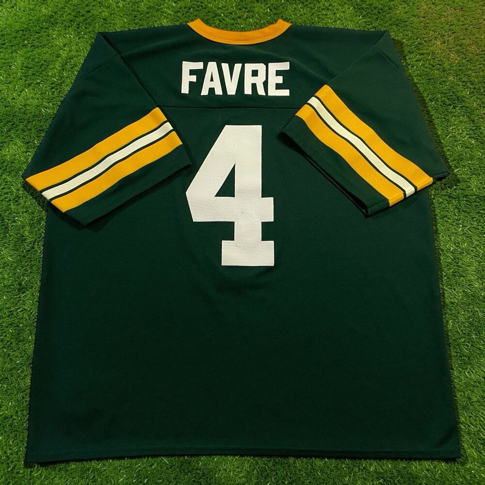 VTG 90s Logo 7 Brett Favre Green Bay Packers NFL Jersey Mens XL Made in USA